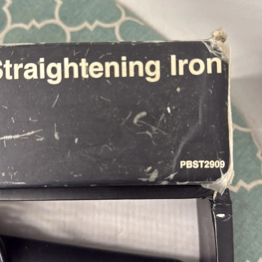 1” ceramic straightening iron